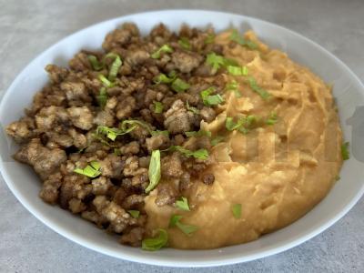 Žirnių košė su faršu pagrindine nuotrauka