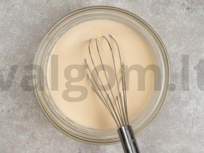 Švelnūs blynai su rjaženka Žingsnis 3