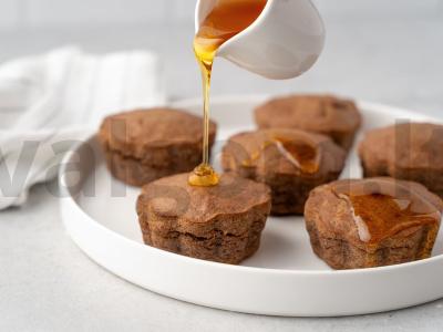 Šokoladiniai riešutų keksiukai be miltų Žingsnis 7