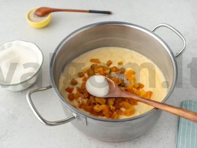 Manų suflė su džiovintomis abrikosais Žingsnis 8