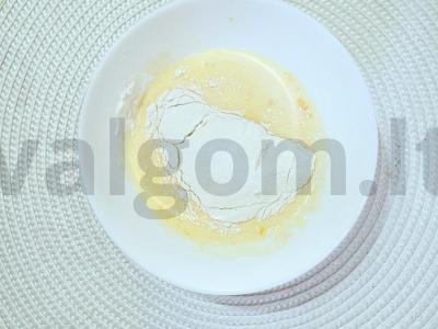 Ryžių blynai su kreminiu sūriu ir lašiša Žingsnis 2