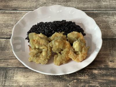 Tempura krevetės su juodaisiais ryžiais Žingsnis 6