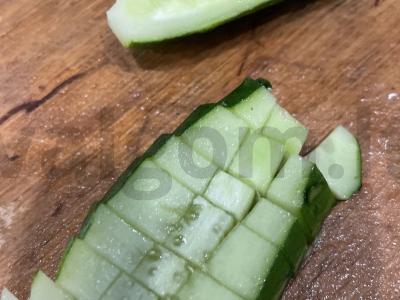 Salotas „Vaivorykštė“ su krienais Žingsnis 2