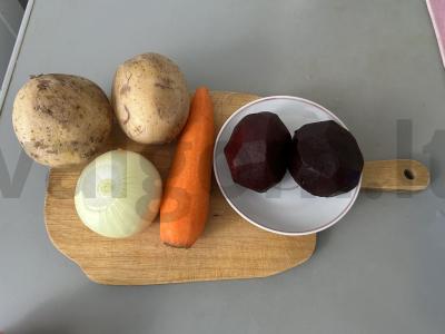 Borsčas „Močiutės“ Žingsnis 2