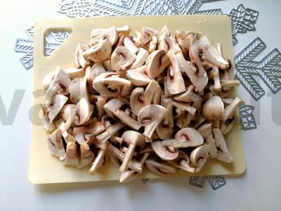 Vištienos kepenėlių žiulienas su pievagrybiais Žingsnis 2