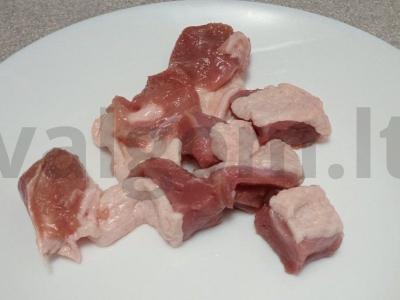 Anties krūtinėlė su Briuselio kopūstais ir kuskusu Žingsnis 1