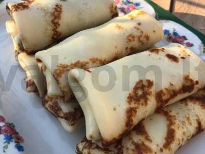 Švelnūs blynai su varške Žingsnis 7