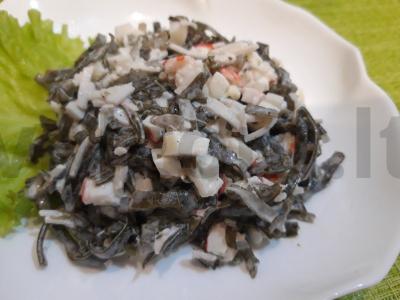 Jūros dumblių salotos Žingsnis 8