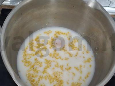 Kukurūzų košė su moliūgu ir serbentų uogiene Žingsnis 2