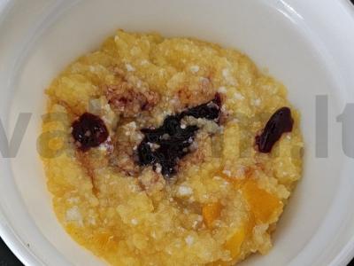 Kukurūzų košė su moliūgu ir serbentų uogiene Žingsnis 4