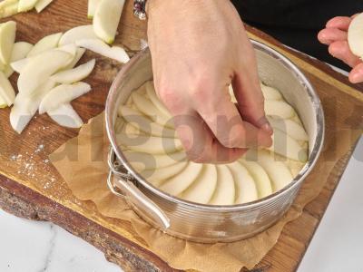 Aromatingas obuolių pyragas Žingsnis 7