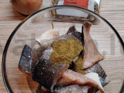 Lašiša su riešutų padažu Žingsnis 2