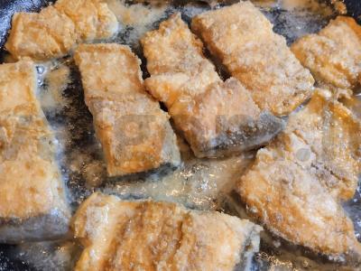 Lašiša su riešutų padažu Žingsnis 8