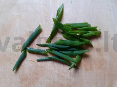 Aštrus makaronai su terijaki padažu ir kiaušiniu Žingsnis 2