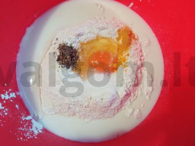 Kepama kopūstų pyragaitė Žingsnis 1