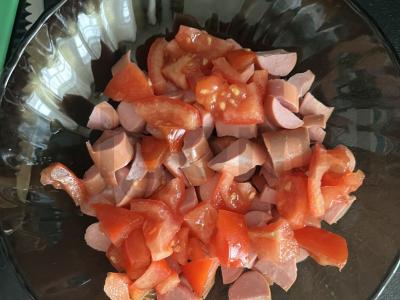 Karšti sumuštiniai su dešrelėmis ir majonezu Žingsnis 2