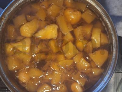 Moliūgų sultys su džiovintais vaisiais Žingsnis 3