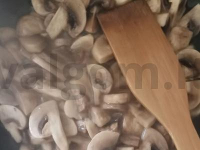 Kepenys su grybais po sūriu Žingsnis 5