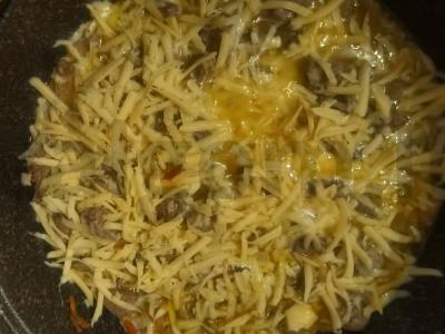 Kepenys su grybais po sūriu Žingsnis 10