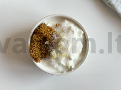 Bulvių salotas su šviežiu agurku Žingsnis 4