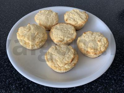 Keksiukai su kokosų miltais ir persikais Žingsnis 7