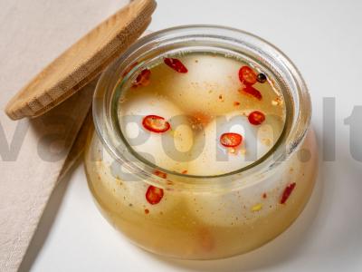 Aštrūs marinuoti kiaušiniai Žingsnis 11