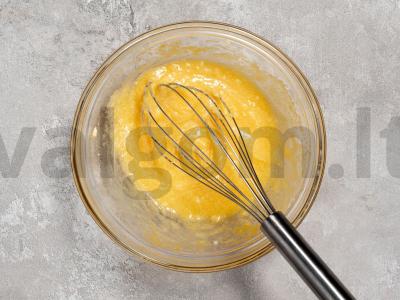 Dietinis pudingas Žingsnis 1