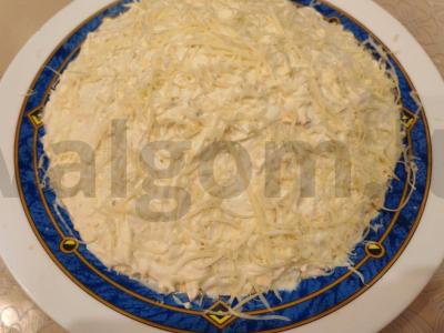 Salotas „Šventė“ su karbonaidu ir džiovintais slyvomis Žingsnis 17