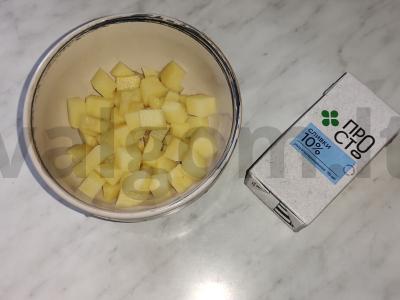 Sriuba „Tom Kha“ su grietinėlėmis Žingsnis 2