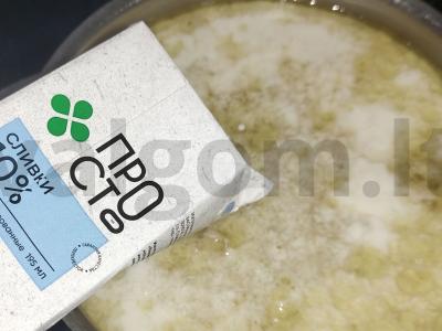 Sriuba „Tom Kha“ su grietinėlėmis Žingsnis 6