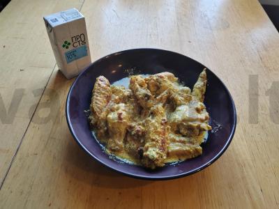 Švelnūs sparneliai grietinėlės padaže Žingsnis 6