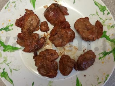 Salotas „Gribų pieva“ su vištienos kepenimis Žingsnis 2