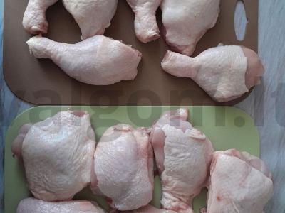 Kepintos vištienos šlaunelės ir blauzdelės su kvapniais prieskoniais Žingsnis 1