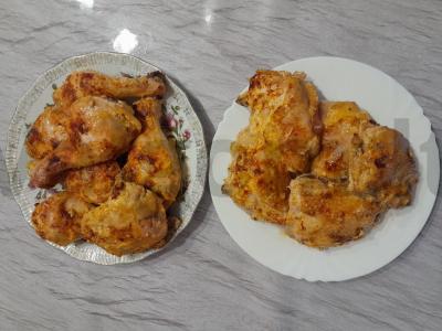 Kepintos vištienos šlaunelės ir blauzdelės su kvapniais prieskoniais pagrindine nuotrauka