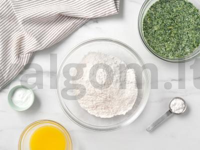 Mini blynai su upėtakiu ir plakta grietinės užpilu Žingsnis 4