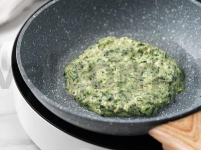 Mini blynai su upėtakiu ir plakta grietinės užpilu Žingsnis 7