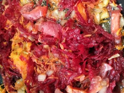 Kvapnus boršas su pupelėmis ir kopūstais Žingsnis 3