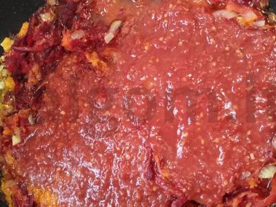 Kvapnus boršas su pupelėmis ir kopūstais Žingsnis 4