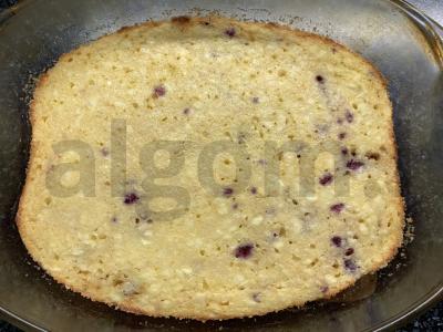 Varškės, grietinės ir aviečių apkepas Žingsnis 9