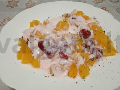 Salotas „Vaisių drakonas“ Žingsnis 5