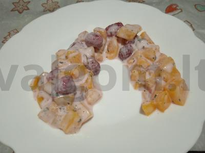 Salotas „Vaisių drakonas“ Žingsnis 6