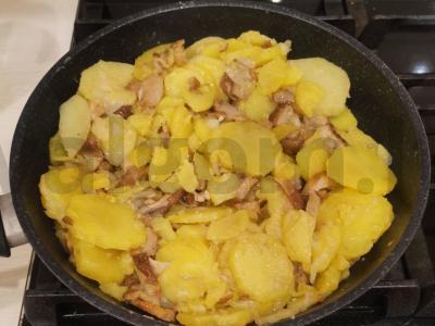 Troškinta bulvė su grybais pagrindine nuotrauka