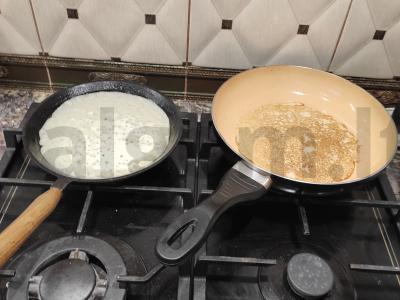 Blynai ant ištirpinto sviesto Žingsnis 4