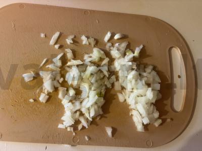 Samosa su jautiena iš filo tešlos Žingsnis 3