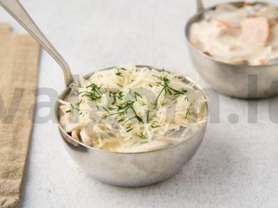 Greitas žiūlienas su vištiena ir grybais Žingsnis 5