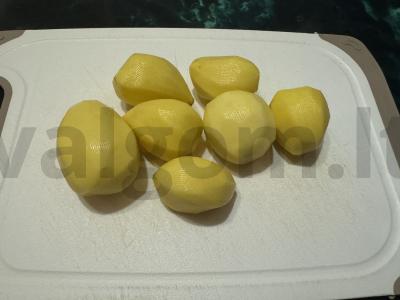 Dešrelės su bulvių koše Žingsnis 1