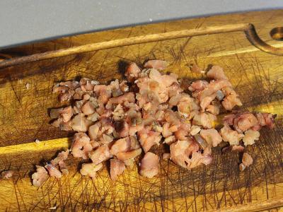 Auksiniai blynai su raudonąja žuvimi ir varškės sūriu Žingsnis 5