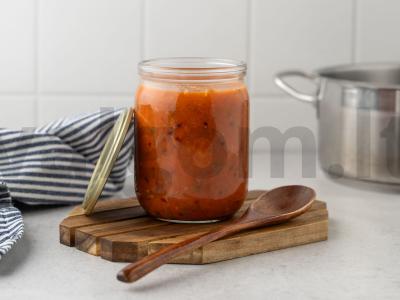 Aštrus padažas iš slyvų su pomidorais Žingsnis 5