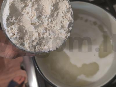 Pufetai smaragdiniame glajuje Žingsnis 6