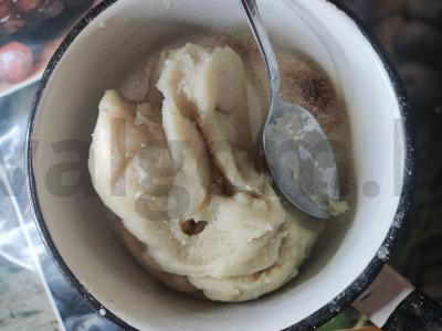 Pufetai smaragdiniame glajuje Žingsnis 7